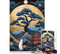 Puzzle Japonais Vintage de 1000 pièces représentant Un Arbre, idéal pour Les Adolescents, Stimulant la mémoire et la détente, découpe Nette, Cadeau Parfait (38x52cm)