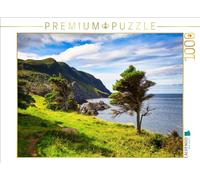 Puzzle · Jardins Verts | Les vertes prairies rencontrent les falaises de la plage · 1000 pièces · Format assemblé 64 × 48 cm · CALVENDO Puzzle