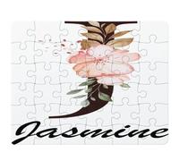 Puzzle Jasmine | 30 Pièces 24 × 19 cm Carton Brillant 2 mm | Message à Reconstituer Annonce Surprise | Cadeau Anniversaire Noël