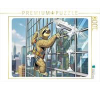 Puzzle · Je Peux Rester là sans Rien Faire | Paresseux rigolo · 1000 pièces · Format assemblé 64 × 48 cm · CALVENDO Puzzle