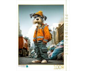 Puzzle · Je suis sur Le Qui-vive Quand il s'agit de Vos déchets | 1000 pièces · Format assemblé 64 × 48 cm · CALVENDO Puzzle