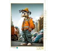 CALVENDO Puzzle Je suis sur Zack Quand il s'agit de Vos déchets | 1000 pièces de Taille de la Pose 48 x 64 cm Puzzle Photo pour des Heures heureuses
