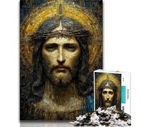 Puzzle Jésus 1000 pièces pour Adolescents, Vacances à la Maison, tuez Le Temps, Chaque pièce est Unique - Jeu Familial Stimulant et Amusant 75x50cm