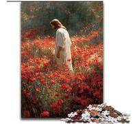 Puzzle Jésus 1000 pièces pour Adultes et Adolescents, idéal pour Les soirées Jeux, Jouet coloré à Offrir (26x38cm)