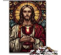 Puzzle Jésus 1000 pièces pour Adultes et Adolescents, idéal pour Les soirées Jeux, Jouet coloré à Offrir (26x38cm)