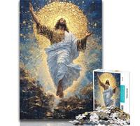 Puzzle Jésus 1000 pièces pour Adultes et Adolescents, pour entraîner Votre Cerveau et Vos Mains, Cadeau d'anniversaire, 26x38cm