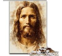 Puzzle Jésus 1000 pièces pour Adultes, idéal pour Une soirée de Jeux en Famille, Une décoration d'intérieur et Un entraînement cérébral (Taille 26x38cm)