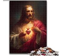 Puzzle Jésus 1000 pièces pour Adultes Un Casse-tête Stimulant pour Les Adolescents, Parfait pour la décoration intérieure ou comme Cadeau (Taille 50x75cm)