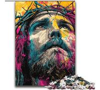 Puzzle Jésus 2000 pièces pour Adolescents, Jeux Amusants, décoration Murale, Cadeaux d'anniversaire et de Noël Uniques 70x100cm