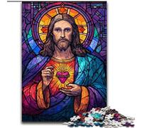 Puzzle Jésus Art 1000 pièces pour Adultes et Adolescents, idéal pour Les soirées Jeux, Jouet coloré à Offrir (50x75cm)