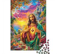 Puzzle Jésus-Christ 1000 Pièces pour Adolescents Et Enfants - Difficile Puzzles Jeu De Patience en Famille 52x38cm/1000pcs