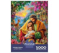 Puzzle Jésus-Christ 1000 Pièces pour Adolescents Et Enfants - Difficile Puzzles Jeu De Patience en Famille 52x38cm/1000pcs