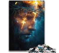 Puzzle Jésus Cosmique 2000 pièces pour Adultes, Jouet éducatif et décompressant (70x100cm)