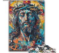 Puzzle Jésus Graffiti 2000 pièces pour Adolescents, Jeu Stimulant et Jeu Familial, Cadeau d'anniversaire, décoration Murale 70x100cm