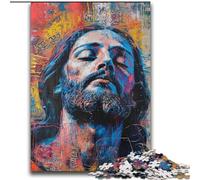 Puzzle Jésus Graffiti 2000 pièces pour Adultes, Jeu Stimulant, idéal comme Cadeau pour Toute la Famille 70x100cm