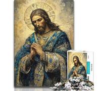 Puzzle Jésus pour Adolescents 1 000 pièces Anti-Stress idéal pour Les Vacances et Le Temps Mort (50x75cm)
