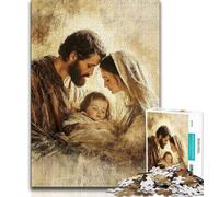 Puzzle Jésus pour Adultes 1000 pièces, Jeu Stimulant, idéal comme Cadeau pour Toute la Famille (38x26cm)