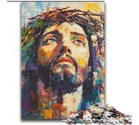 Puzzle Jésus pour Adultes 2000 pièces, Jeu Familial Anti-Stress, défi Difficile, Superbes Cadeaux et Jouets (70x100cm)