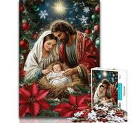 Puzzle Jésus revient 1000 pièces pour Adultes et Adolescents, Aide Le Cerveau à exercer des Jouets addictifs pour cultiver la Patience, Excellent Cadeau 75x50cm