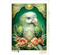 Puzzle · Jeune Perroquet dans Le Style Tarot | Le style du tarot · 1000 pièces · Format assemblé 64 × 48 cm · CALVENDO Puzzle