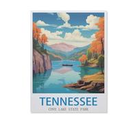Puzzle Jeux Éducatifs，Cove Lake State Park, Tennessee，Jeux Amusants pour La Famille Pensée Logique Exercice Jouet Cadeaux pour Adultes（38x26cm）-EG69