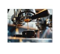 Puzzle Jeux Éducatifs，Gros Plan sur Un Expresso Qui coule de la Machine à café，Jeux Amusants pour La Famille Pensée Logique Exercice Jouet Cadeaux pour Adultes（38x26cm）-K28