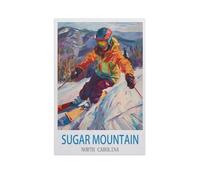 Puzzle Jeux Éducatifs,Sugar Mountain, Caroline du Nord,Jeux Amusants pour La Famille Pensée Logique Exercice Jouet Cadeaux pour Adultes(75x50cm)-GA100