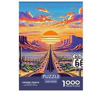 Puzzle Jigsaw 1000 Pièces autoroute Puzzles 70x50cm/1000pcs pour Adultes Et Enfants Cadeau Jeu D'Intelligence Familial DIY Carton