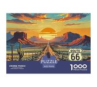 Puzzle Jigsaw 1000 Pièces autoroute Puzzles 70x50cm/1000pcs pour Adultes Et Enfants Cadeau Jeu D'Intelligence Pression Réduite DIY Carton