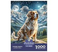 Puzzle Jigsaw 1000 Pièces Bull Terrier du Staffordshire Puzzles 38x26cm/1000pcs pour Adultes Et Enfants Cadeau Jeu D'Intelligence Familial DIY Carton