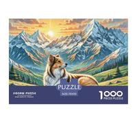 Puzzle Jigsaw 1000 Pièces Chien Berger d'Asie Centrale Puzzles 70x50cm/1000pcs pour Enfants Cadeau Jeu D'Intelligence Pression Réduite Bricolage Carton