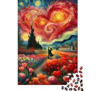 Puzzle Jigsaw 1000 Pièces Ciel étoilé Romantique Puzzles 38x26cm/1000pcs pour Adultes Et Enfants Cadeau Jeu D'Intelligence Pression Réduite Bricolage Carton