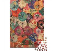 Puzzle Jigsaw 1000 Pièces Collage de parapluies colorés Puzzles 38x26cm/1000pcs pour Enfants Cadeau Jeu D'Intelligence Familial DIY Carton