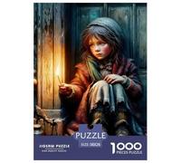 Puzzle Jigsaw 1000 Pièces Fille Match Puzzles 38x26cm/1000pcs pour Adultes Et Enfants Cadeau Animaux Jeu D'Intelligence Familial DIY Carton