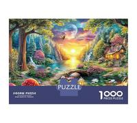 Puzzle Jigsaw 1000 Pièces Forêt Magique Puzzles 52x38cm/1000pcs pour Adultes Et Enfants Cadeau Jeu D'Intelligence Pression Réduite Bricolage Carton
