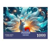 Puzzle Jigsaw 1000 Pièces Fox à Neuf queues Puzzles 70x50cm/1000pcs pour Adultes Et Enfants Cadeau Jeu D'Intelligence Familial Bricolage Voitureton