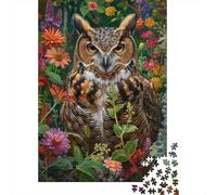 Puzzle Jigsaw 1000 Pièces Hiouf dans Le Jardin des Fleurs Puzzles 70x50cm/1000pcs pour Enfants Cadeau Jeu D'Intelligence Familial DIY Carton