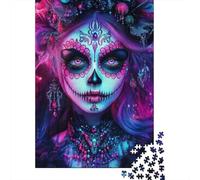 Puzzle Jigsaw 1000 Pièces Journée de l'art Mort Puzzles 52x38cm/1000pcs pour Enfants Cadeau Jeu D'Intelligence Pression Réduite DIY Carton