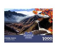 Puzzle Jigsaw 1000 Pièces La Grande Muraille Puzzles 38x26cm/1000pcs pour Adultes Et Enfants Cadeau Jeu D'Intelligence Familial DIY Carton