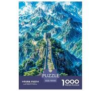 Puzzle Jigsaw 1000 Pièces La Grande Muraille Puzzles 70x50cm/1000pcs pour Enfants Cadeau Jeu D'Intelligence Pression Réduite Bricolage Carton