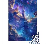 Puzzle Jigsaw 1000 Pièces Nébuleuse Cosmique Fantasy Puzzles 70x50cm/1000pcs pour Enfants Cadeau Jeu D'Intelligence Pression Réduite DIY Carton