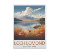 Puzzle Jigsaw 1000 Pièces,Parc National de Loch Lomond,Adulte Loisirs Divertissement Jouets Éducatifs pour Enfants Décor De Noël(50x70cm)-G18