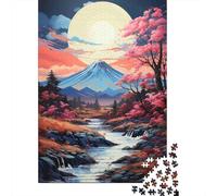 Puzzle Jigsaw 1000 Pièces Paysage montagneux Art Puzzles 70x50cm/1000pcs pour Enfants Cadeau Jeu D'Intelligence Familial DIY Carton