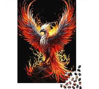 Puzzle Jigsaw 1000 Pièces Phoenix Oiseau de feu Puzzles 38x26cm/1000pcs pour Adultes Et Enfants Cadeau Jeu D'Intelligence Familial Bricolage Carton