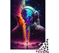 Puzzle Jigsaw 1000 Pièces Vision Cosmique Astronaute Puzzles 38x26cm/1000pcs pour Adultes Et Enfants Cadeau Jeu D'Intelligence Familial Bricolage Carton