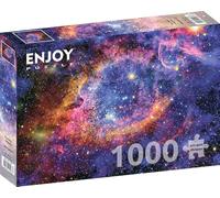 Puzzle Jigsaw de 1000 pièces pour adultes - Finition mate, toucher doux, pièces robustes et uniques, ajustement serré, couleurs vives, service de pièces manquantes - Space Galaxy View of Helix Nebula
