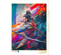 Puzzle · Jinbaori - châle pour Les Grands samouraïs | 2000 pièces · Format assemblé 90 × 67 cm · CALVENDO Puzzle