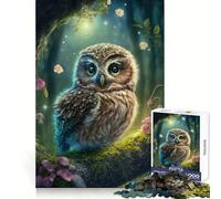 Puzzle Jolie Petite Chouette pour Adultes, 1000 pièces, stimule la mémoire, apaise et divertit, découpe de qualité supérieure, Cadeau attentionné 50x75cm