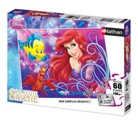 Puzzle jolie petite sirène ariel 60 pcs
