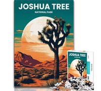 Puzzle Joshua Tree pour Adultes et Adolescents, Anti-Stress, défi Difficile, adapté à la décoration de Bureau 50x75cm